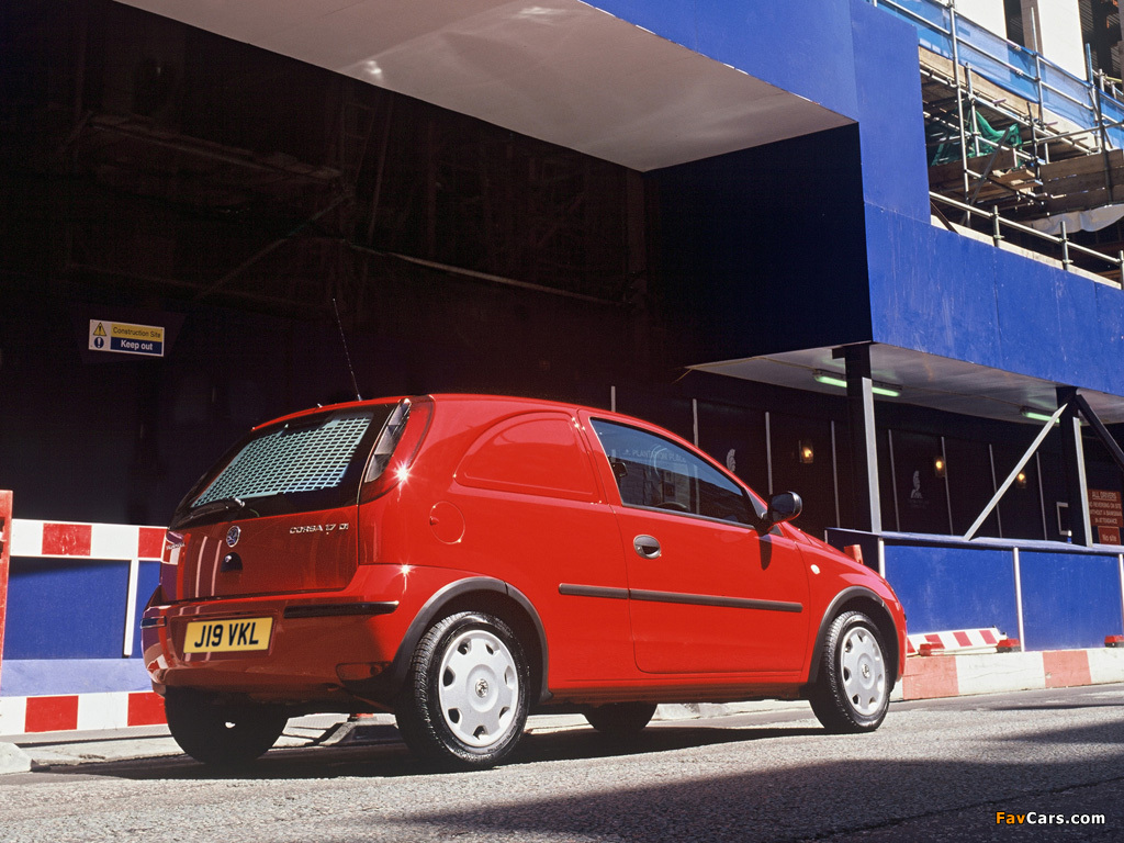 Vauxhall Corsavan (C) 2003–07 images (1024 x 768)