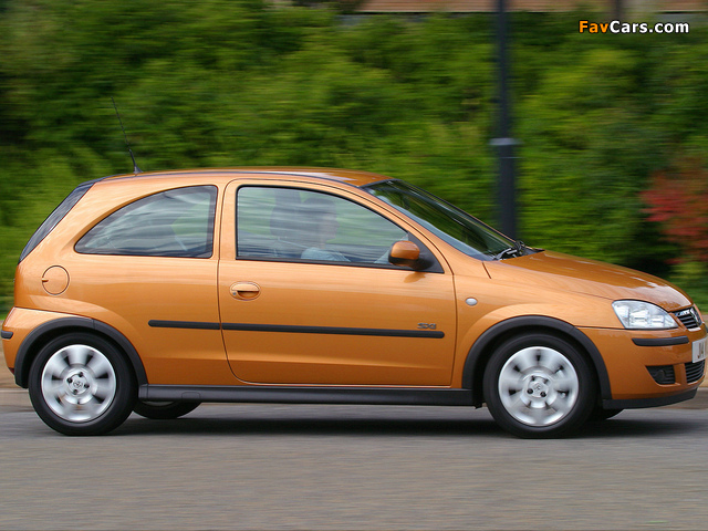 Vauxhall Corsa 3-door (C) 2003–06 photos (640 x 480)