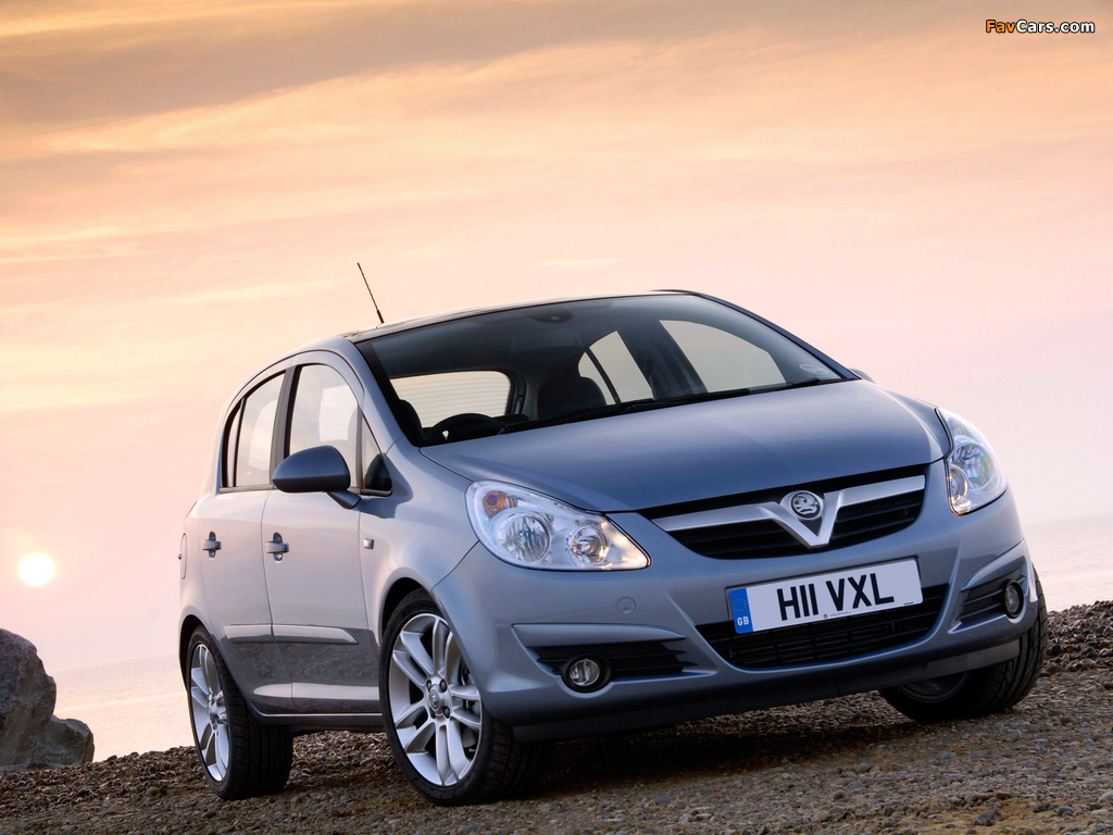 Vauxhall Corsa 5-door (D) 2006–09 images (1024 x 768)