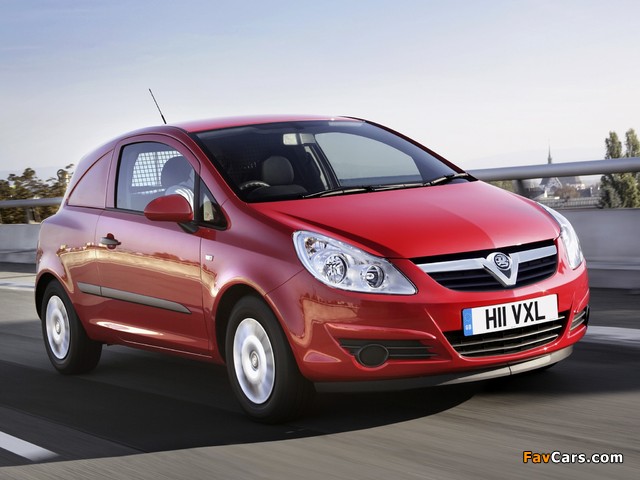 Vauxhall Corsavan (D) 2007–10 photos (640 x 480)