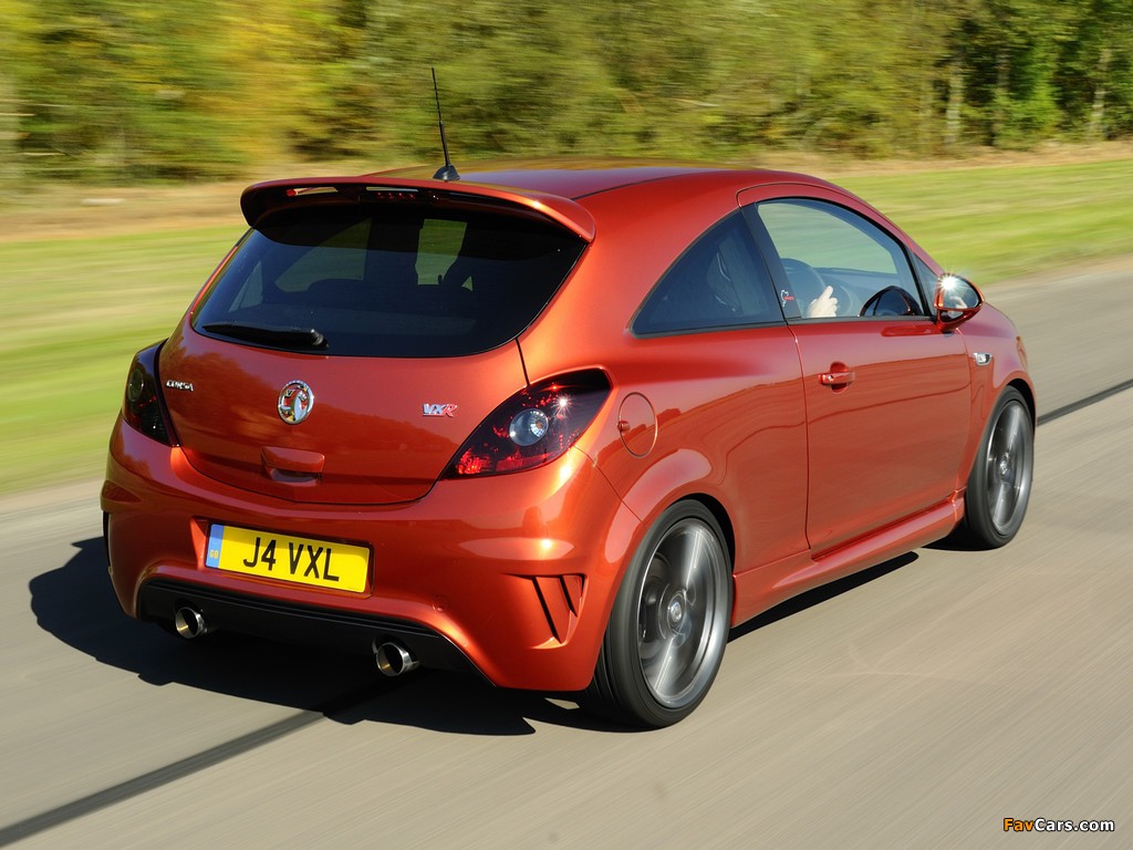 Vauxhall Corsa VXR Nürburgring Edition (D) 2011 images (1024 x 768)