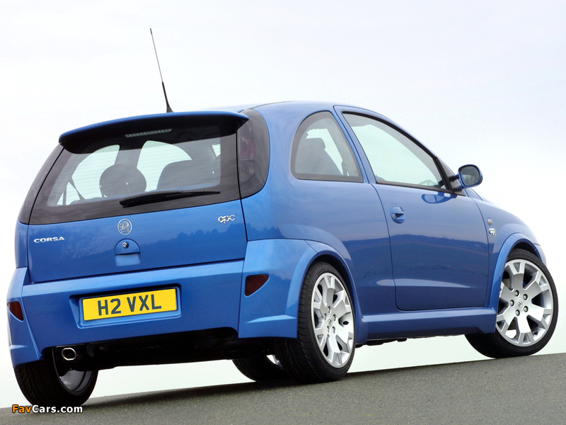 Vauxhall Corsa OPC (C) images (800 x 600)