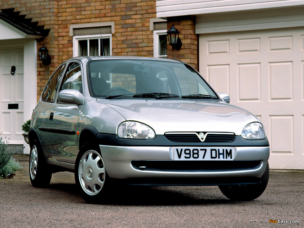 Vauxhall Corsa 3-door (B) 1993–2000 wallpapers (1024 x 768)