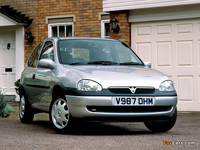 Vauxhall Corsa 3-door (B) 1993–2000 wallpapers (640 x 480)