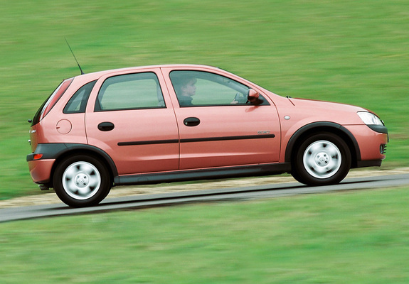 Vauxhall Corsa 5-door (C) 2000–03 wallpapers