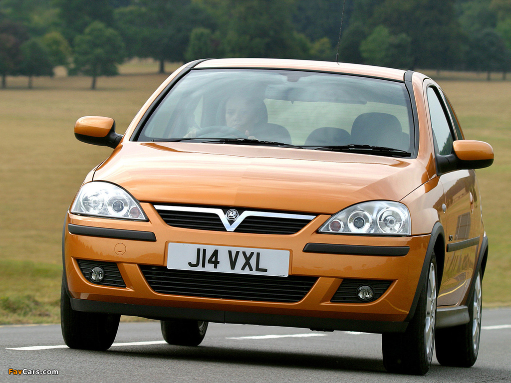 Vauxhall Corsa 3-door (C) 2003–06 wallpapers (1024 x 768)