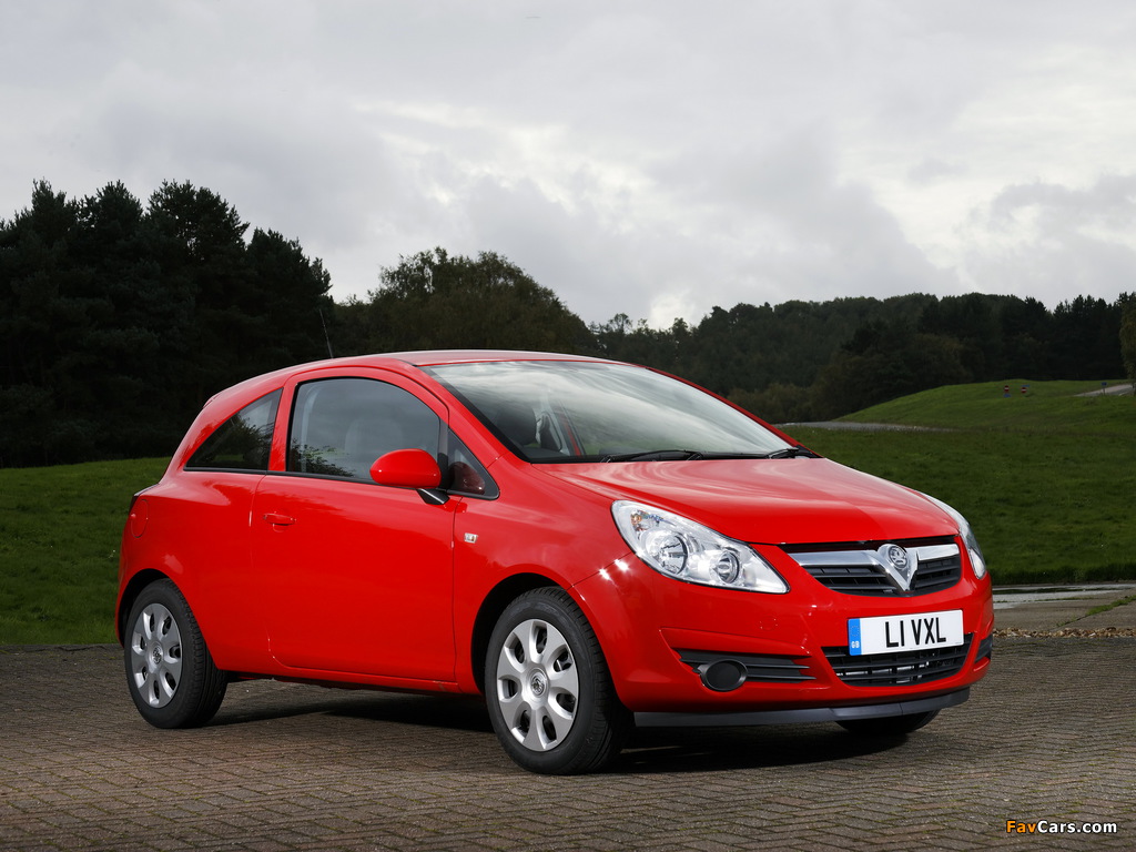 Vauxhall Corsa 3-door (D) 2006–09 wallpapers (1024 x 768)