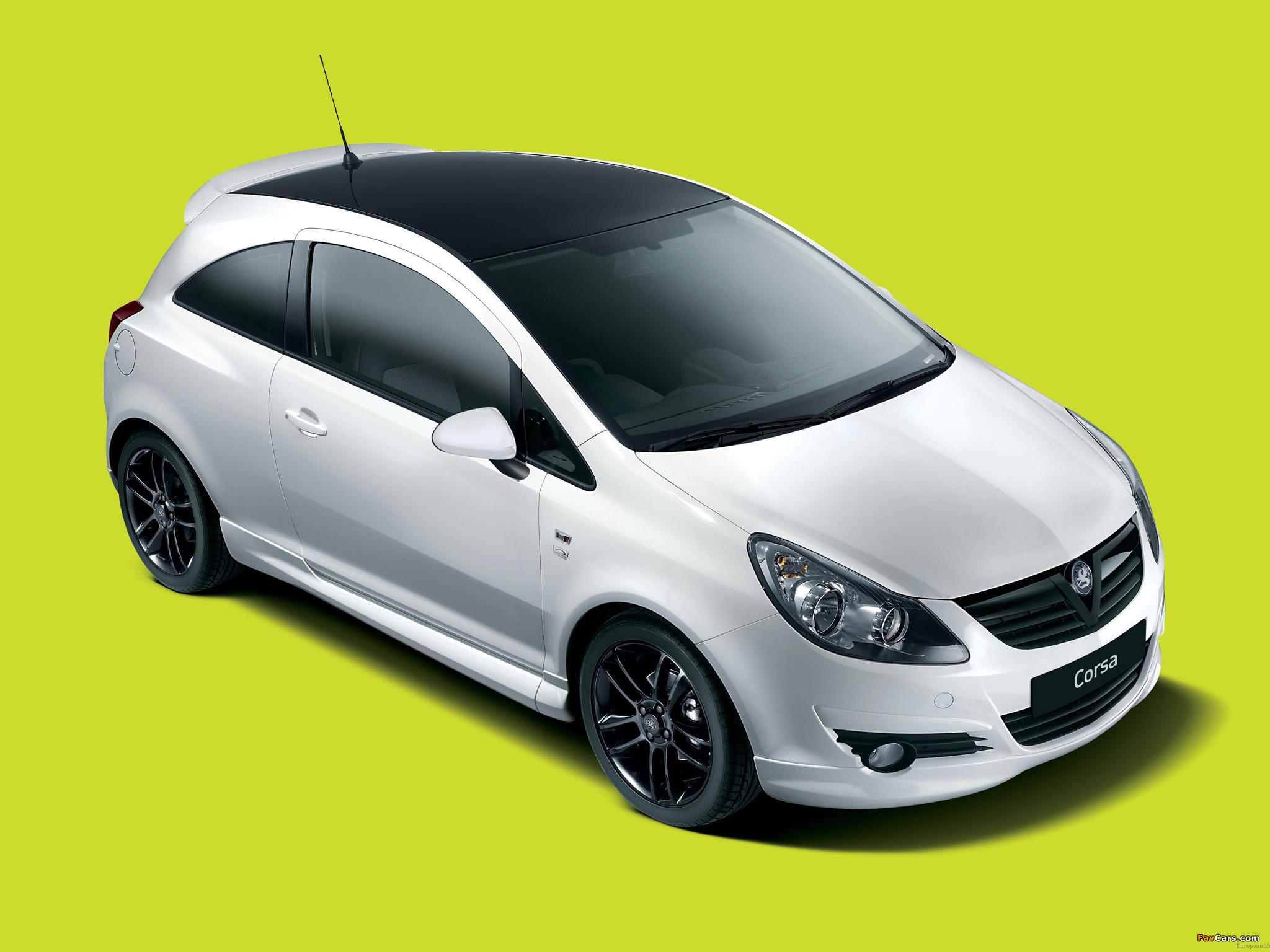 Vauxhall Corsa Black & White (D) 2010 wallpapers (2048 x 1536)