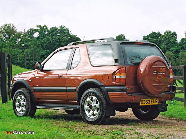 Pictures of Vauxhall Frontera Sport (B) 1998–2003 (640 x 480)