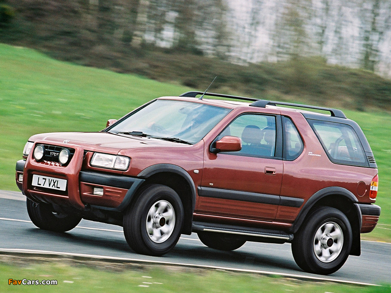 Pictures of Vauxhall Frontera Sport (B) 1998–2003 (800 x 600)