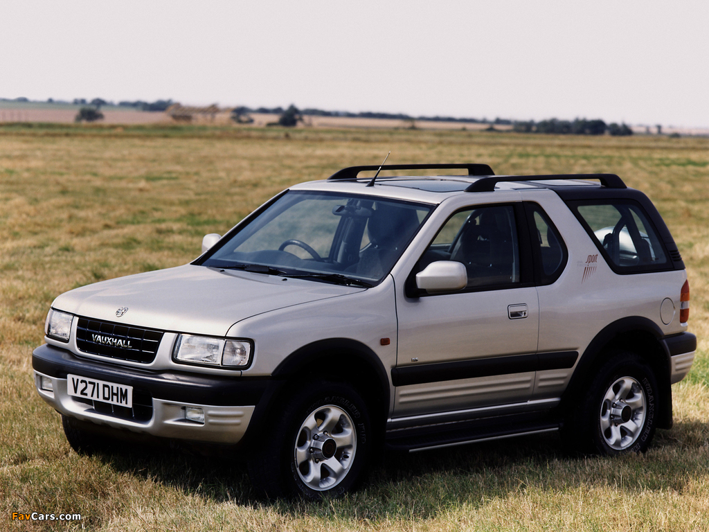 Vauxhall Frontera Sport (B) 1998–2003 photos (1024 x 768)