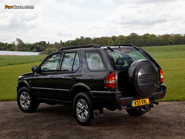Vauxhall Frontera (B) 1998–2003 pictures (640 x 480)