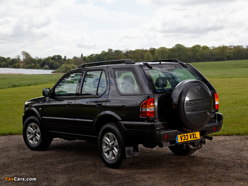 Vauxhall Frontera (B) 1998–2003 pictures (800 x 600)