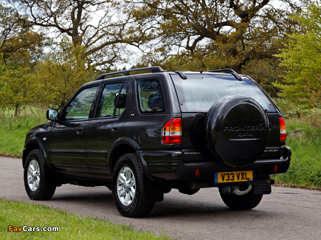 Vauxhall Frontera (B) 1998–2003 pictures (640 x 480)