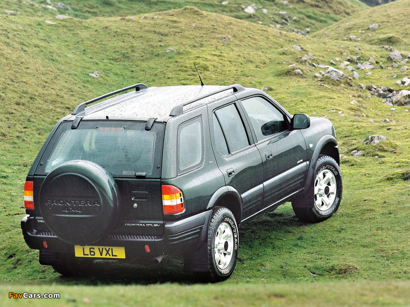 Vauxhall Frontera (B) 1998–2003 wallpapers (800 x 600)