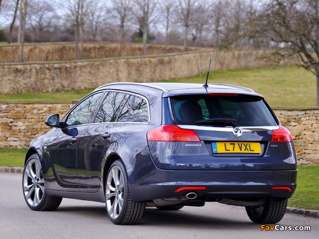 Vauxhall Insignia Sports Tourer 2008–13 images (640 x 480)