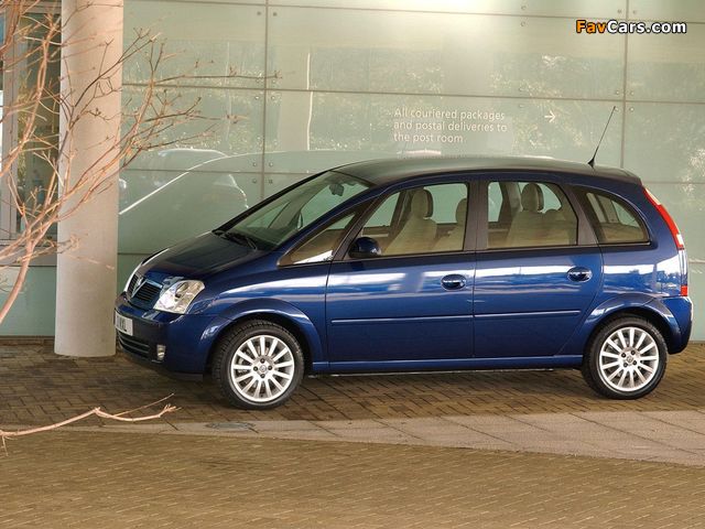 Vauxhall Meriva 2003–06 images (640 x 480)
