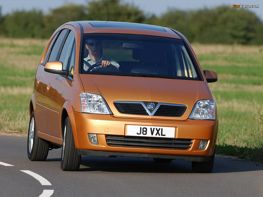 Vauxhall Meriva 2003–06 images (1024 x 768)