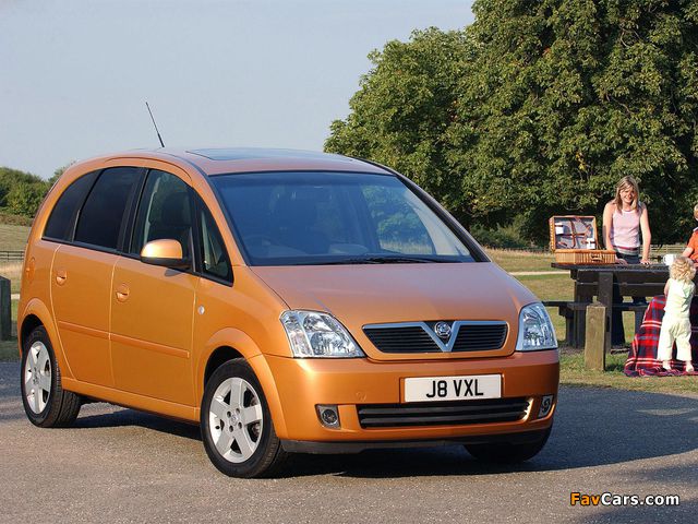 Vauxhall Meriva 2003–06 images (640 x 480)