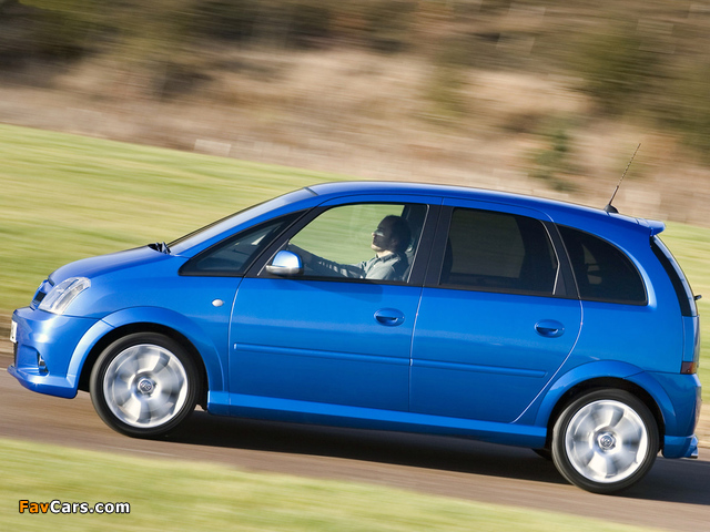 Vauxhall Meriva VXR 2006–10 images (640 x 480)