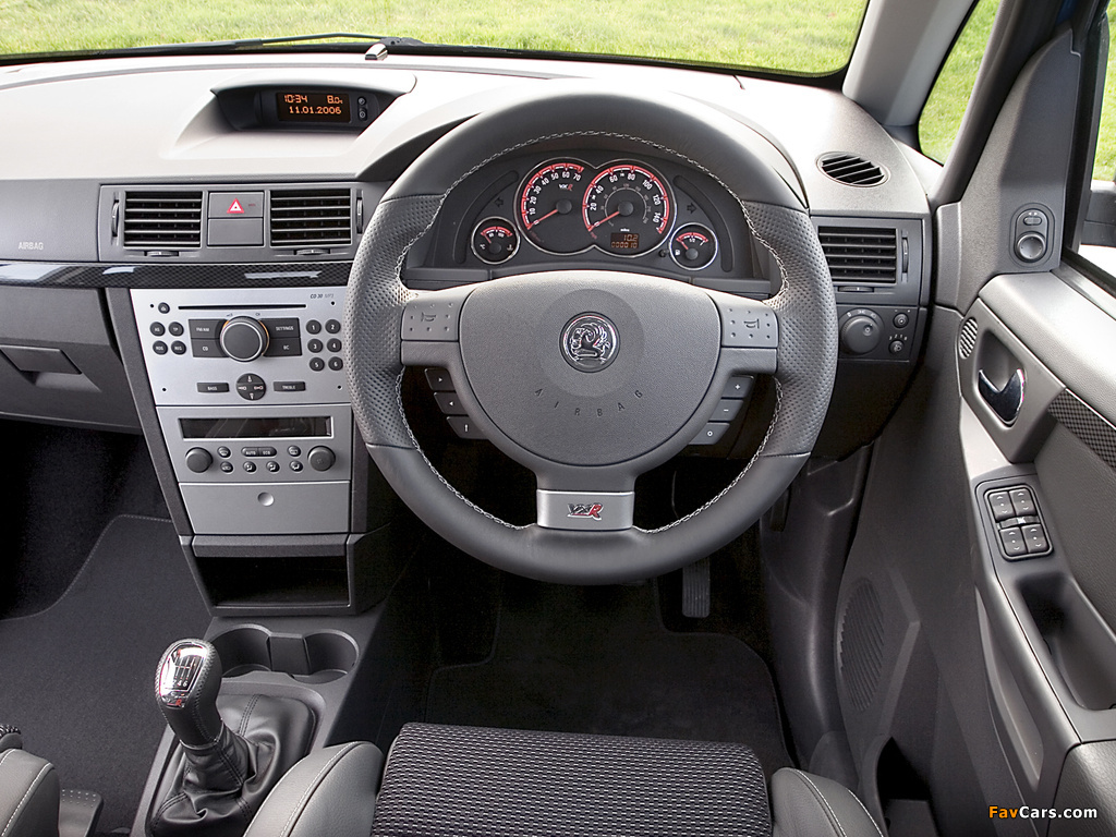 Vauxhall Meriva VXR 2006–10 photos (1024 x 768)