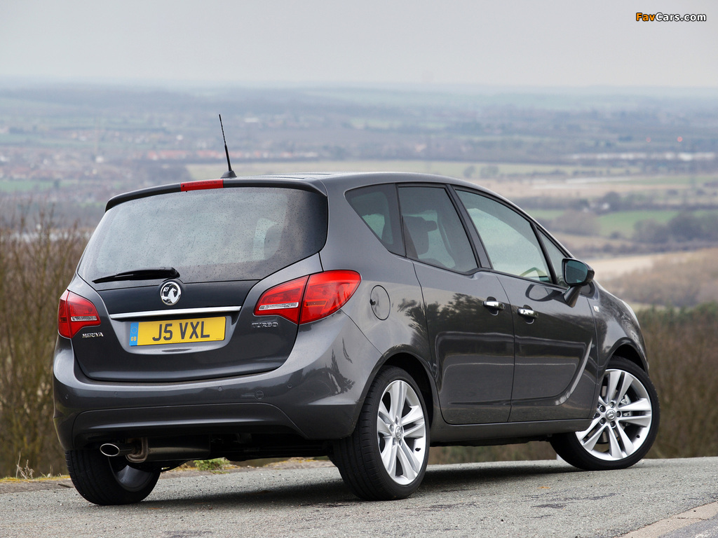 Vauxhall Meriva Turbo 2010–14 images (1024 x 768)