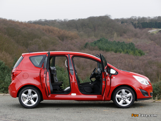 Vauxhall Meriva Turbo 2010–14 pictures (640 x 480)