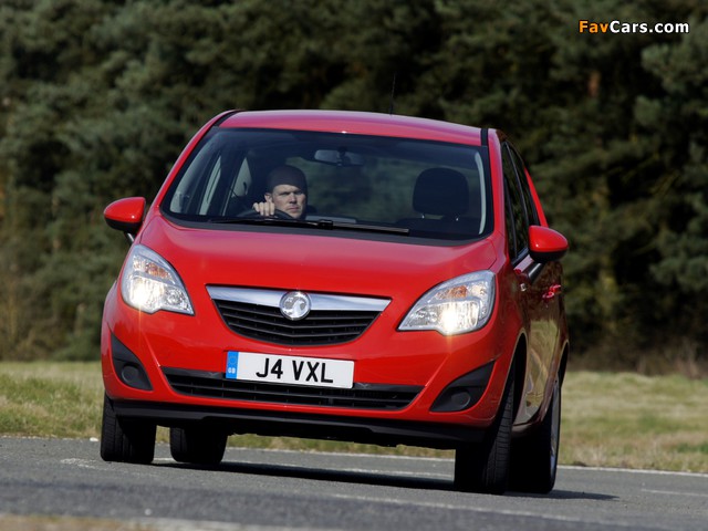 Vauxhall Meriva Turbo 2010–14 pictures (640 x 480)