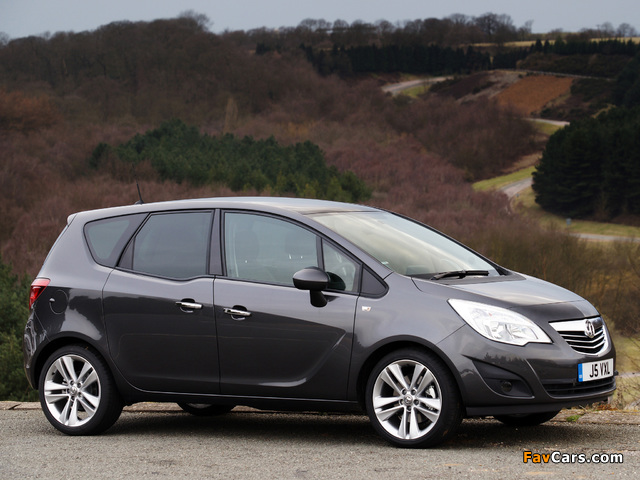 Vauxhall Meriva Turbo 2010–14 wallpapers (640 x 480)