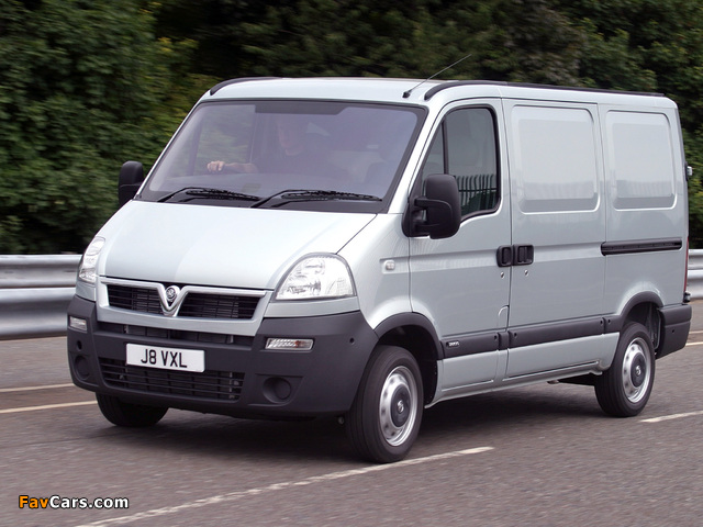 Vauxhall Movano SWB Van 2003–10 photos (640 x 480)