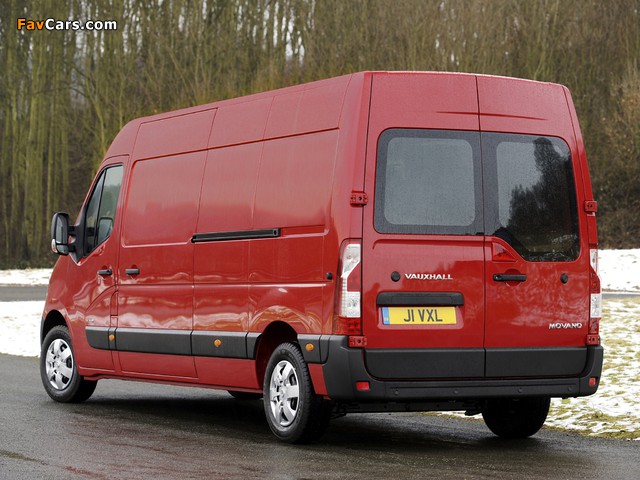 Vauxhall Movano LWB Van 2010 images (640 x 480)