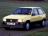 Pictures of Vauxhall Nova SR 1983–88