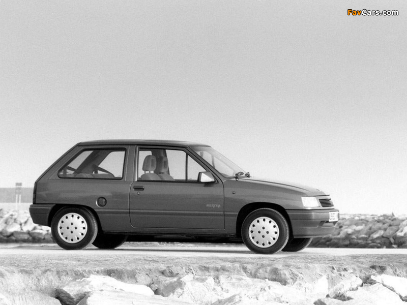 Pictures of Vauxhall Nova Merit 1991–93 (800 x 600)
