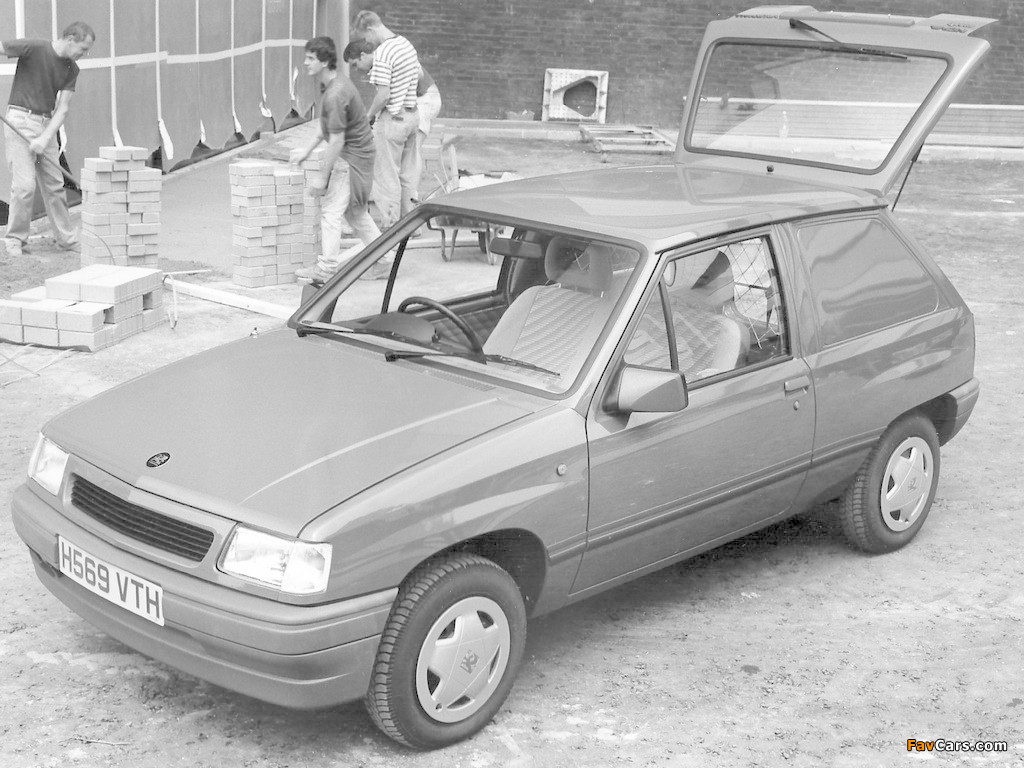 Vauxhall Novavan 1990–93 photos (1024 x 768)