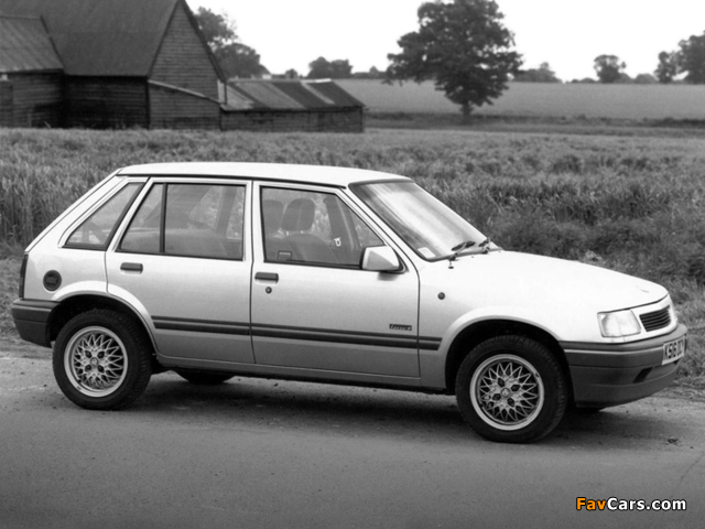 Vauxhall Nova Luxe+ 1991–93 photos (640 x 480)