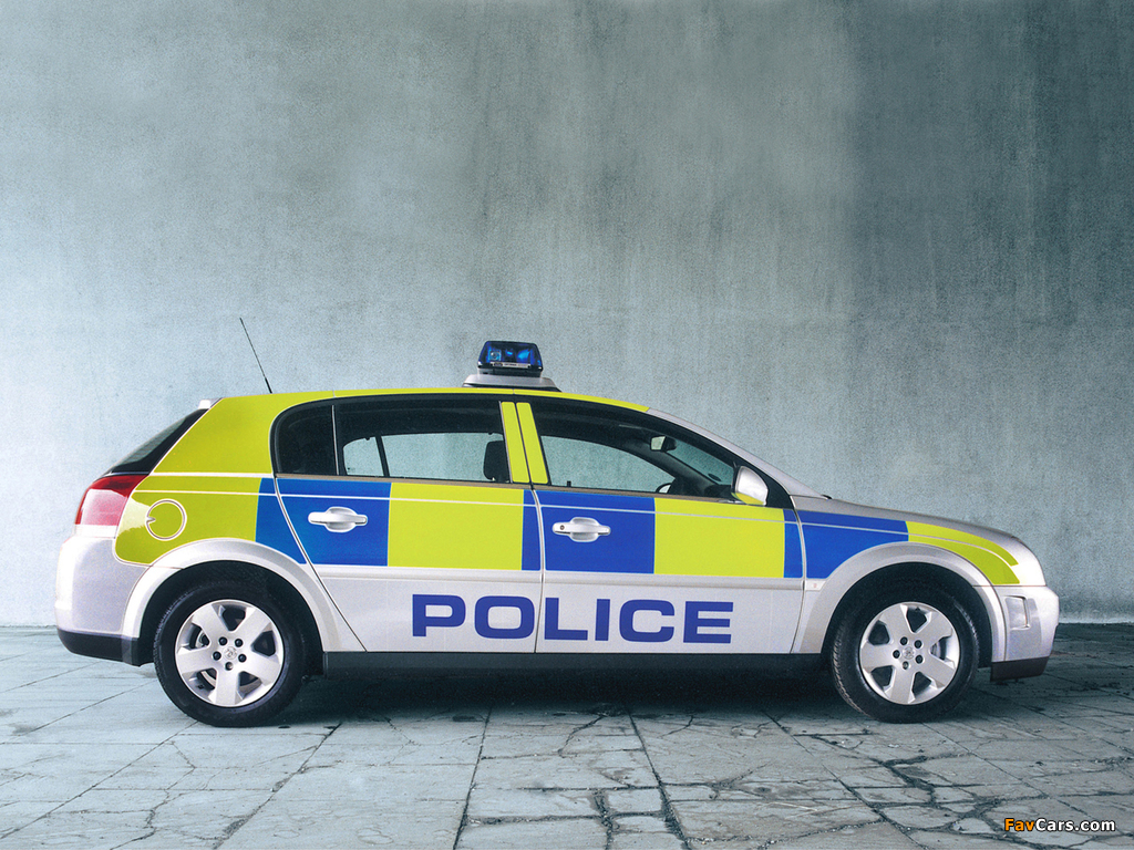 Vauxhall Signum Police 2003–05 photos (1024 x 768)