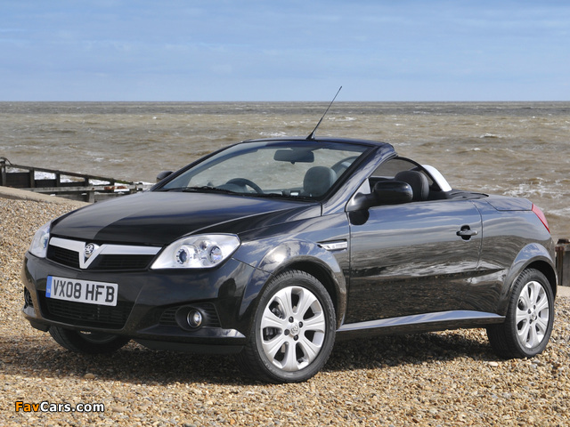 Pictures of Vauxhall Tigra TwinTop Sport Rouge 2008–09 (640 x 480)