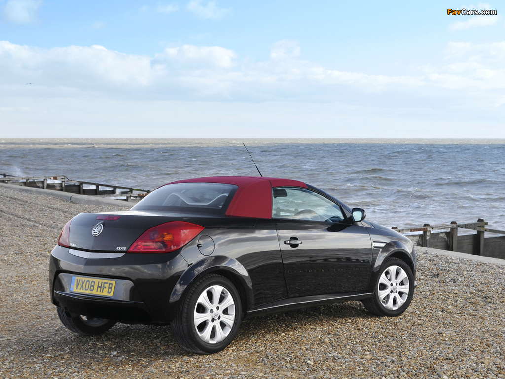 Vauxhall Tigra TwinTop Sport Rouge 2008–09 pictures (1024 x 768)