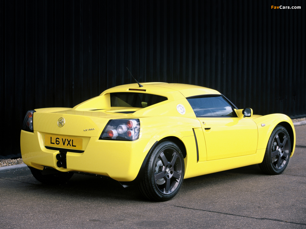 Vauxhall VX220 Lightning Yellow 2001–02 wallpapers (1024 x 768)