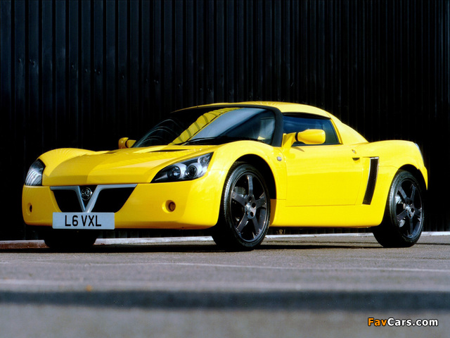 Vauxhall VX220 Lightning Yellow 2001 wallpapers (640 x 480)