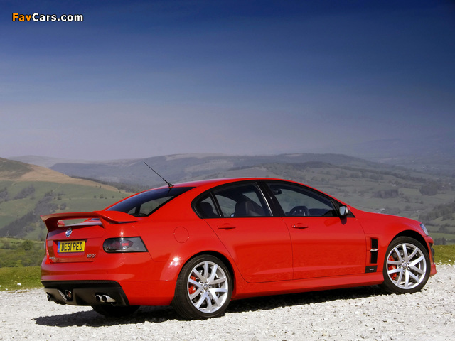 Photos of Vauxhall VXR8 2007–09 (640 x 480)