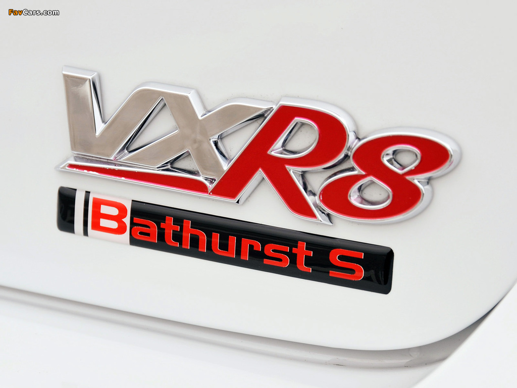 Photos of Vauxhall VXR8 Bathurst S Edition 2009 (1024 x 768)