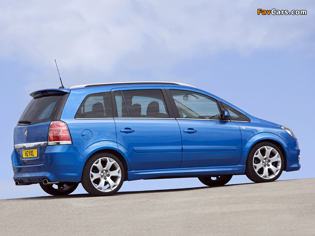 Images of Vauxhall Zafira VXR 2005–10 (640 x 480)