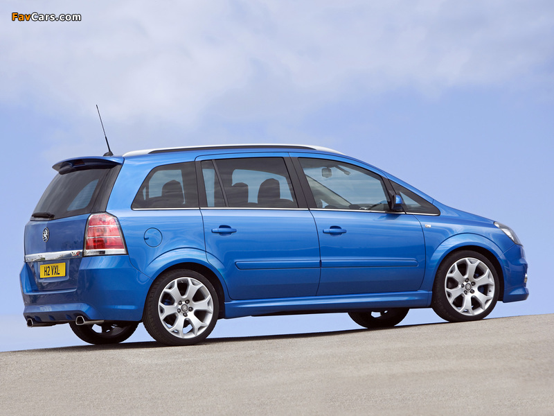 Images of Vauxhall Zafira VXR 2005–10 (800 x 600)