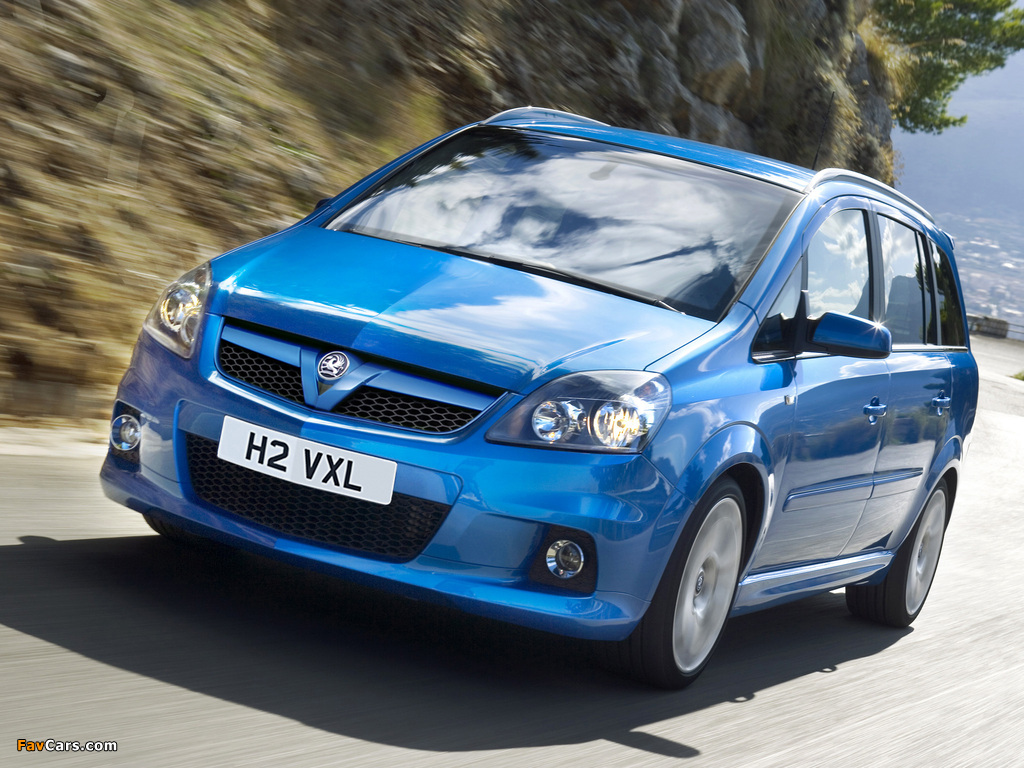 Photos of Vauxhall Zafira VXR 2005–10 (1024 x 768)