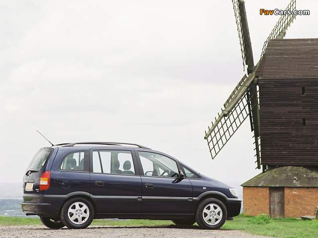 Pictures of Vauxhall Zafira 1999–2005 (640 x 480)