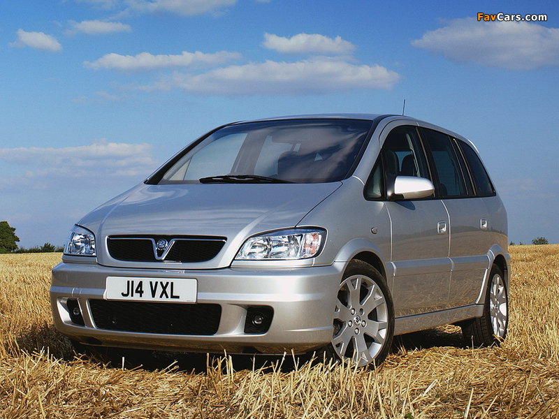 Pictures of Vauxhall Zafira GSi 2001–05 (800 x 600)