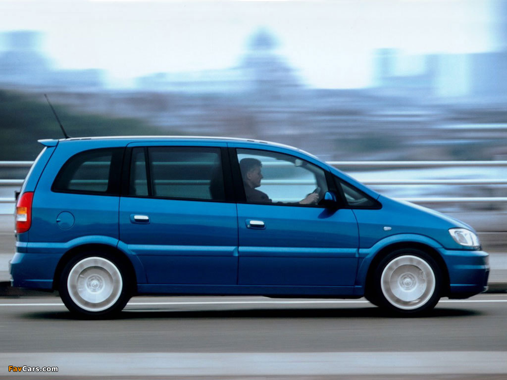 Pictures of Vauxhall Zafira GSi 2001–05 (1024 x 768)