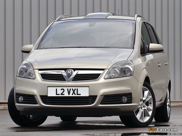 Pictures of Vauxhall Zafira 2005–08 (640 x 480)