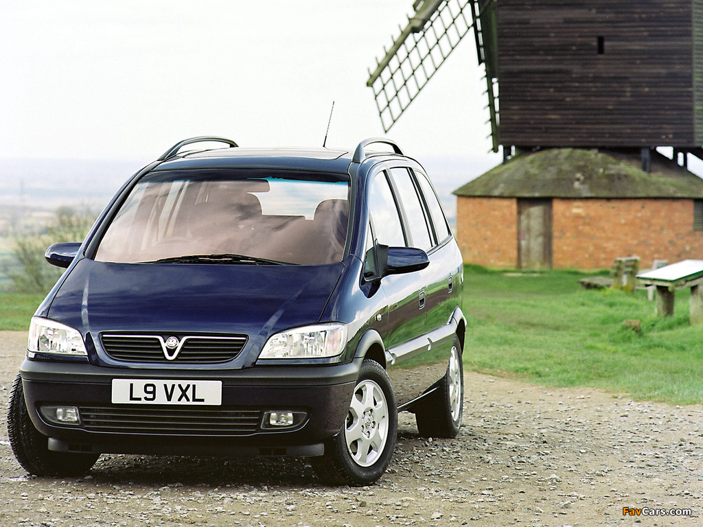 Vauxhall Zafira 1999–2005 images (1024 x 768)